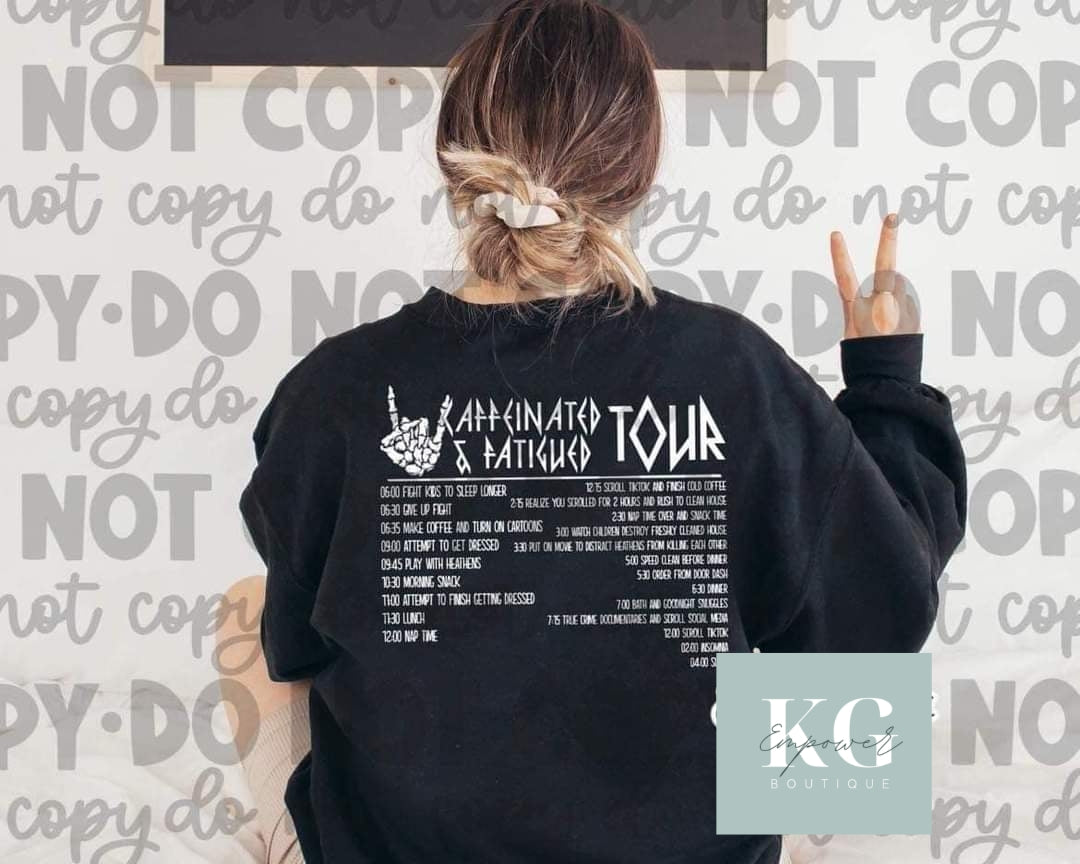 Motherhood World Tour Front and Back Design