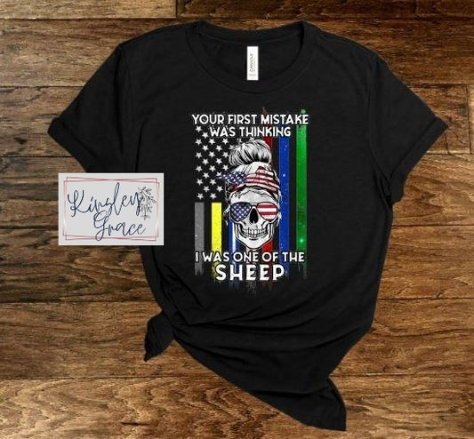 One of the sheep