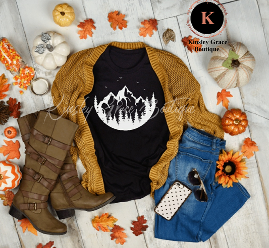 Mountain (white graphic)